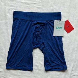 Tommy John Blue Soft Second Skin Micro Modal Boxer Brief Underwear